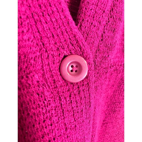 Retro Knit Sweater XL Pink Neutral Classic Chic Preppy Boho Western Minimalist - Picture 4 of 9